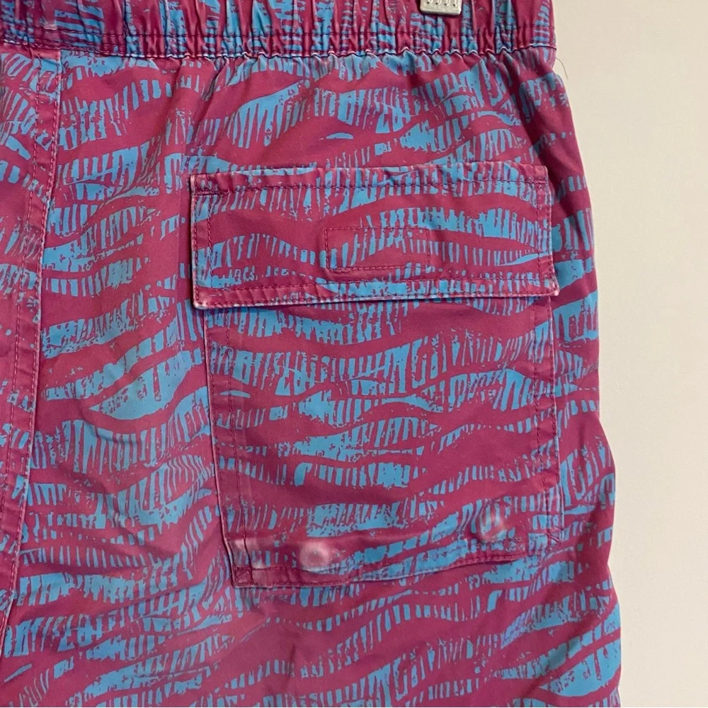 Psycho Bunny Blue and Purple Swim Trunks size Small